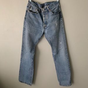 Levi’s 501 Distressed Jeans